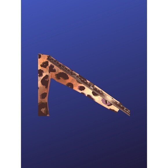 PRETTY PIECES Lagreta Leopard Spots MAXI Dress, CORAL/MULTI, Size Small, NWT - Picture 5 of 10